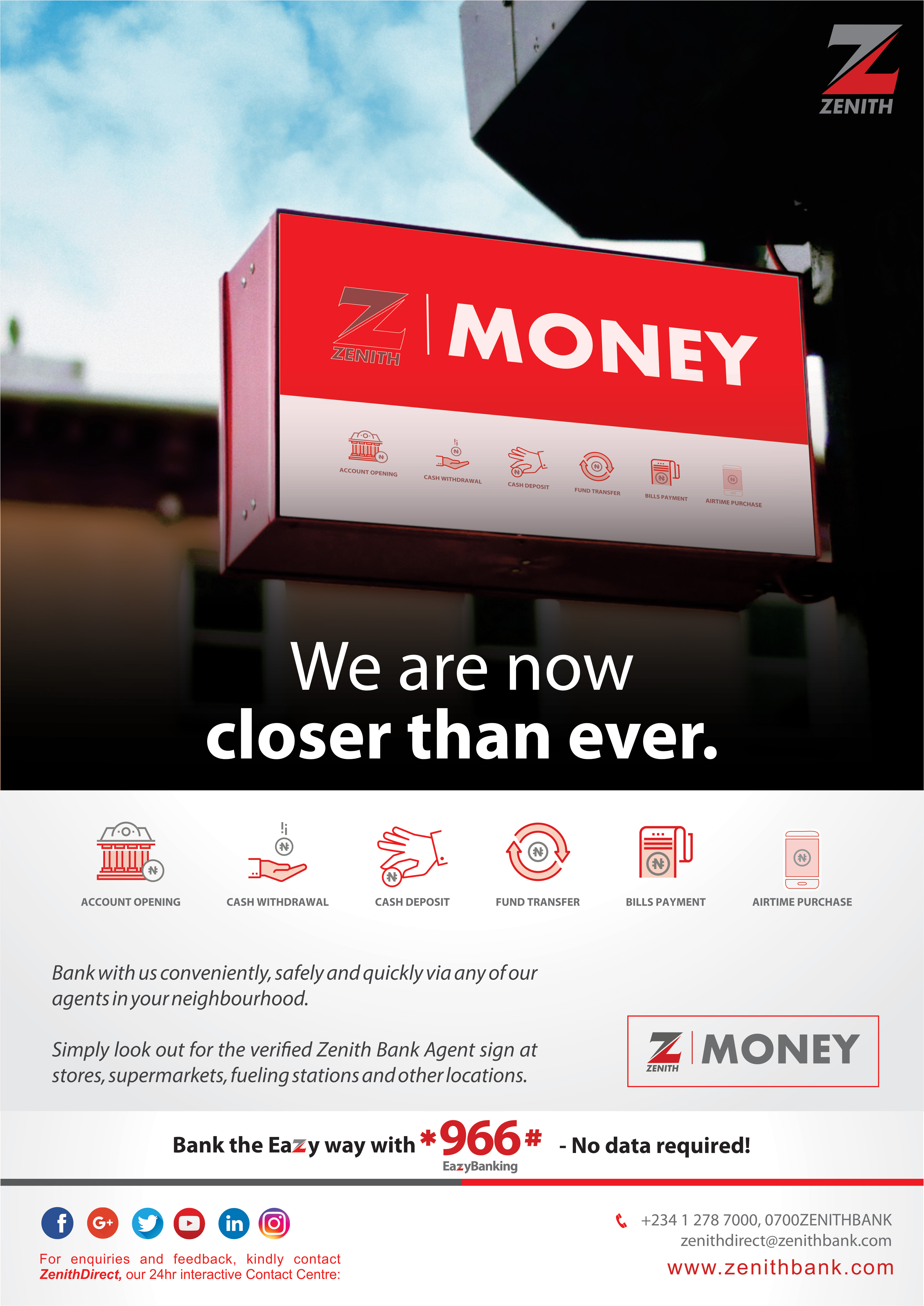 Zenith Bank Launches Z-Money For Convenient Banking And Financial ...